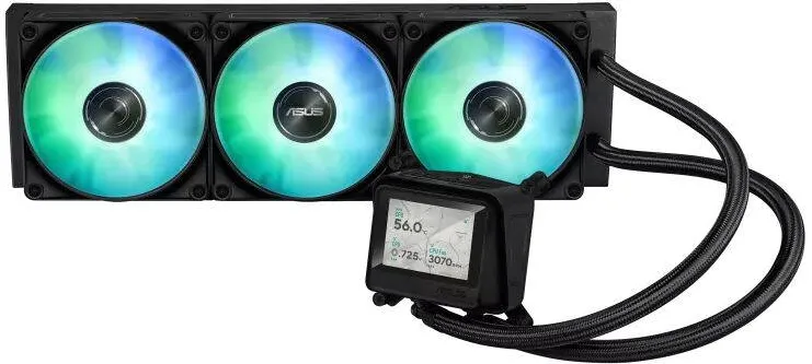 Cooler Asus Racitor lichid Asus MAX Gaming LC 360 ARGB, 3 ventilatoare 12cm, RGB, AM4/AM5/LGA1700/LGA1851