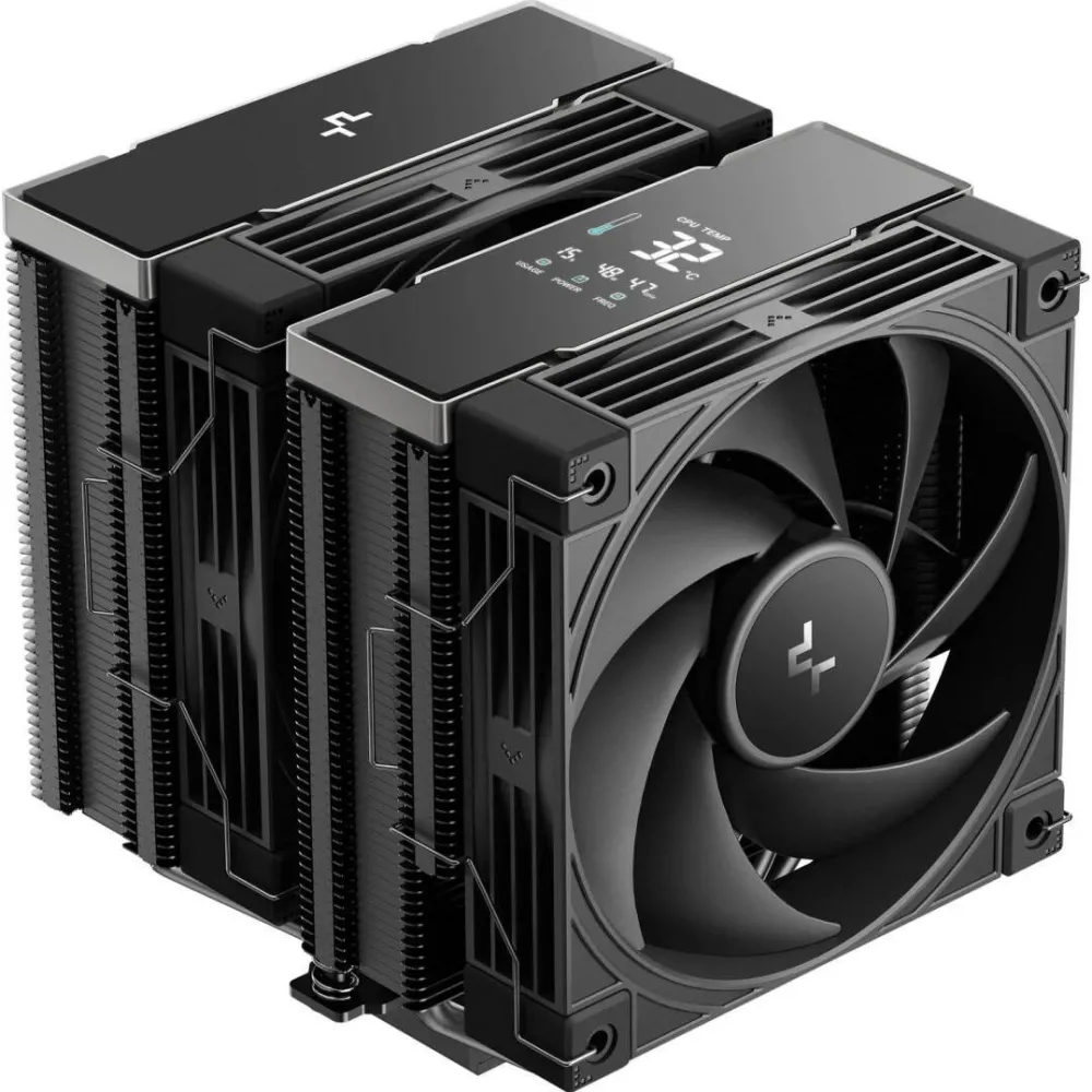 Cooler Deepcool AK620 G2 DIGITAL NYX, 2x12cm, 1800-2200rpm, 28,8dBA, Heatpipe, PWM, AM4, AM5, LGA1700