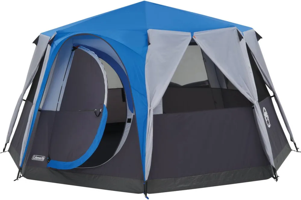 Coleman Cort familie Coleman Cortes Octagon 8, 8 persoane, albastru