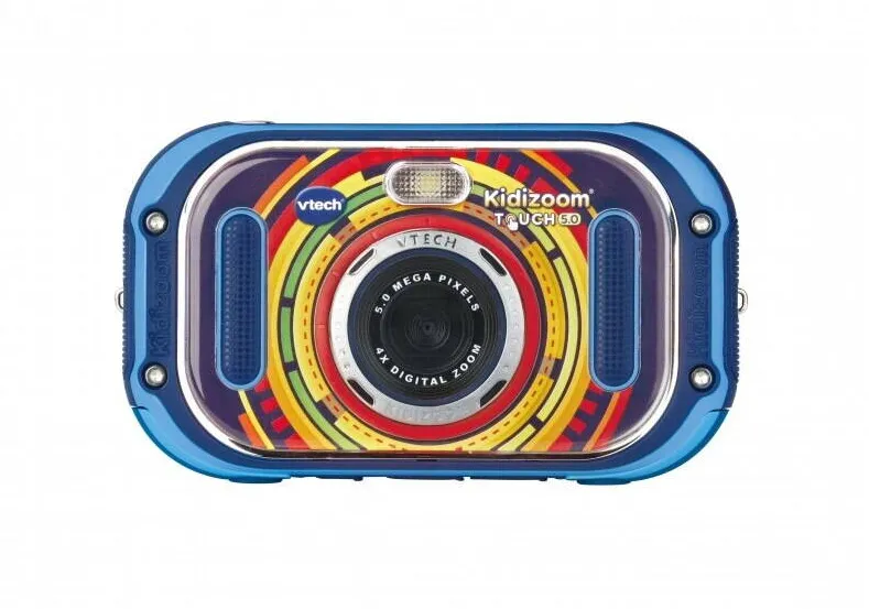 Aparat foto compact VTech digitala pentru copii VTech KidiZoom Touch 5.0, multicolor, Varsta 5+ ani, 120x120x25mm