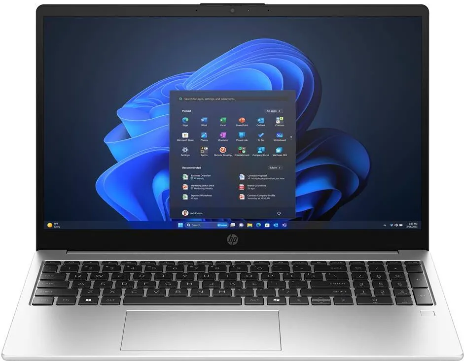 Laptop HP HP 250R 15.6 inch G10 Notebook PC Intel Core 7 150U Laptop 39.6 cm (15.6") Full HD 16 GB DDR4-SDRAM 512 GB SSD Wi-Fi 6 (802.11ax) Windows 11 Pro