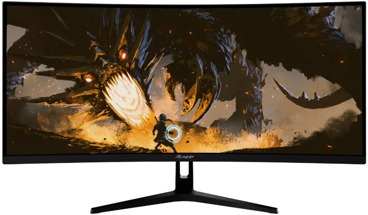 Monitor Arozzi Arozzi Nova 34" VA, 165Hz, Computer Monitor - Black
