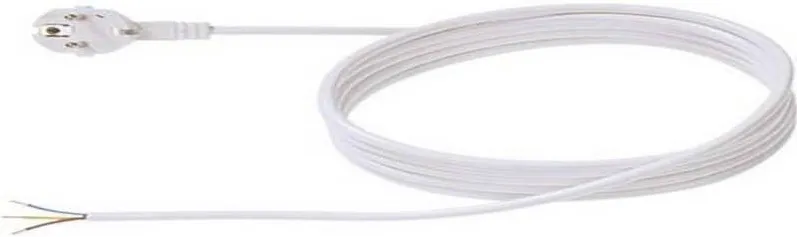 BACHMANN Cordon alimentare H05VV-F 3G1, 3m, Alb