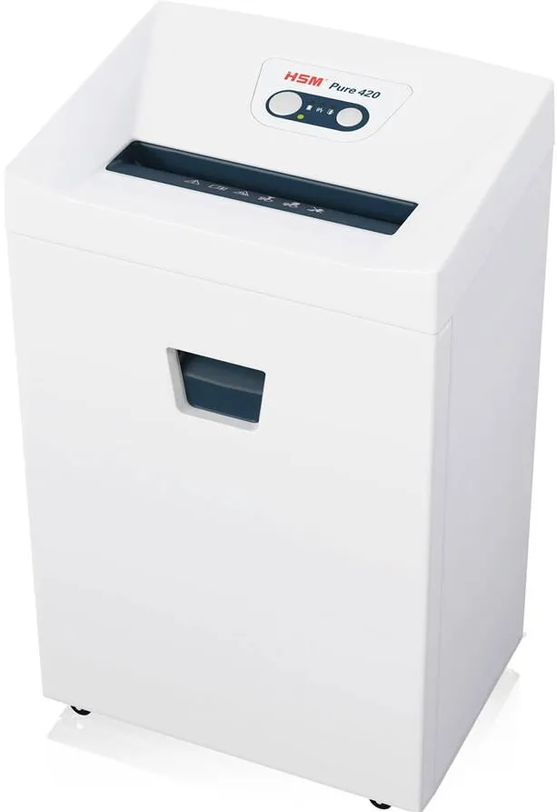 HSM Pure 420 shredder, 35 l, 1,9x15 mm