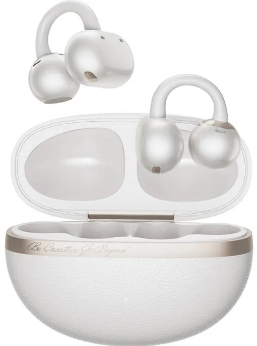 Casti Bluetooth QCY fara fir Crossky C50 (alb)