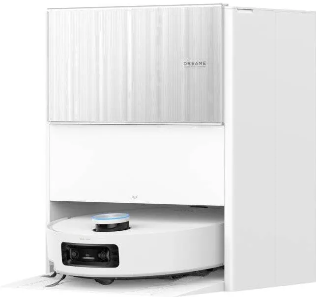 Aspirator robot Dreame Aspirator robot Aqua10 Ultra Roller Complete RLH71DE-1-WH, Autonomie 160 minute, 30000 Pa, Navigatie VersaLift LDS, AutoSeal, FluffRoll, Sistem OmniSight 2.0, Filtru HEPA, Control vocal si aplicatie, Alb