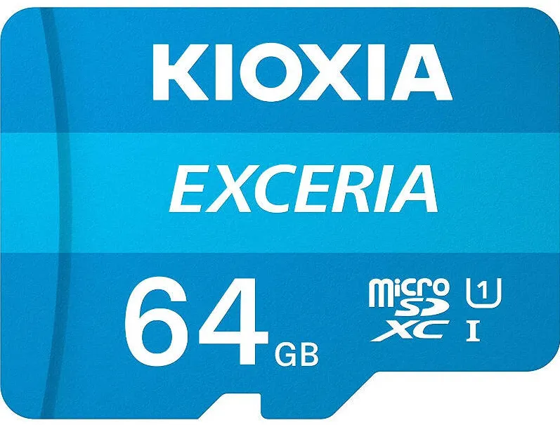 Card de Memorie Kioxia Micro SDXC Exceria 64GB UHS-I U1 Clasa 10 + Adaptor SD
