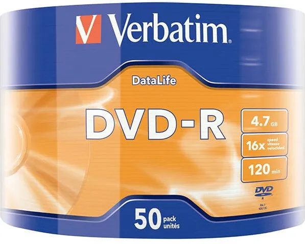 VERBATIM DVD-R 43791, 16x, 4.7GB, 50buc