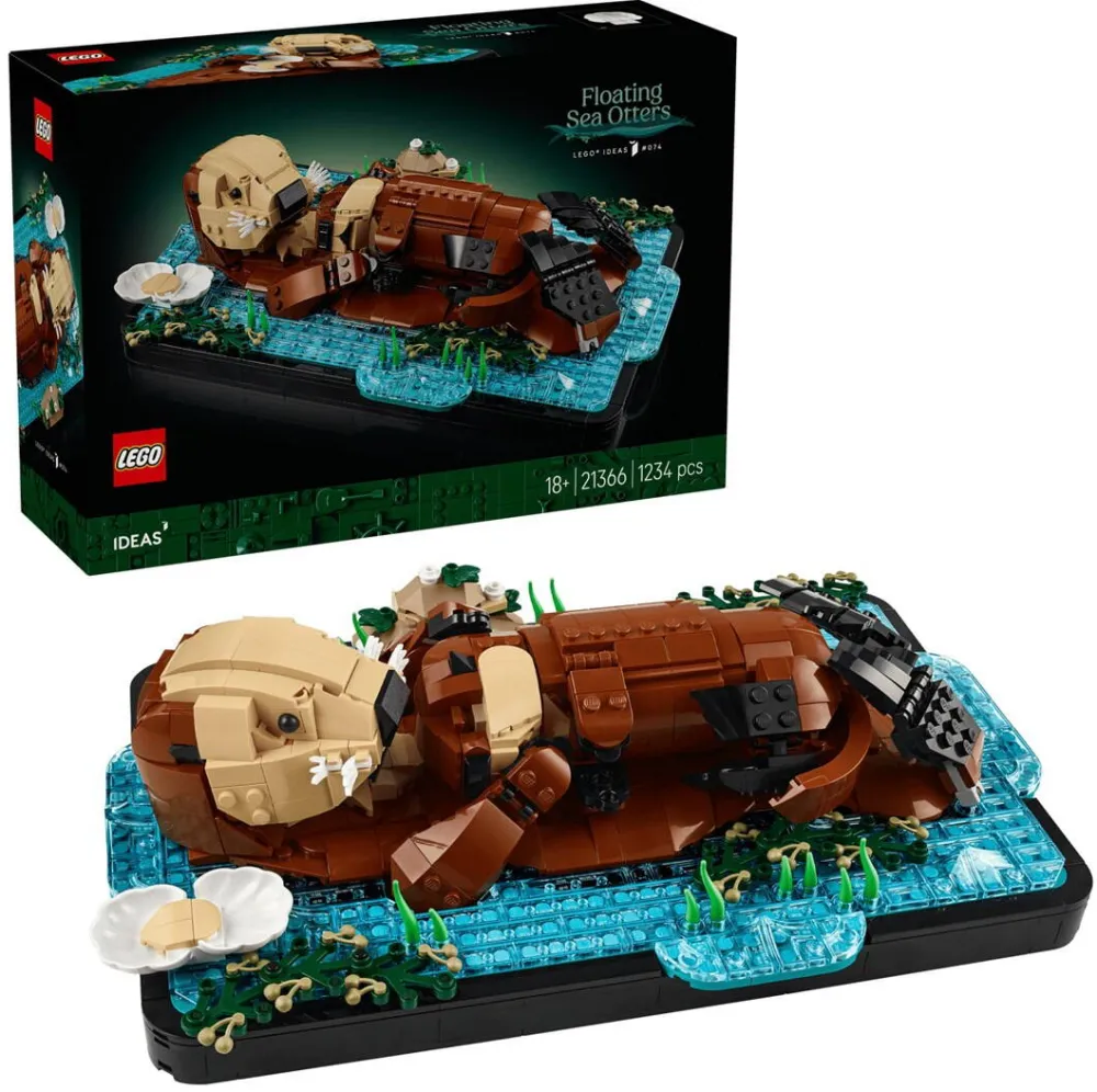 LEGO IDEAS 21366 Floating Sea Otters