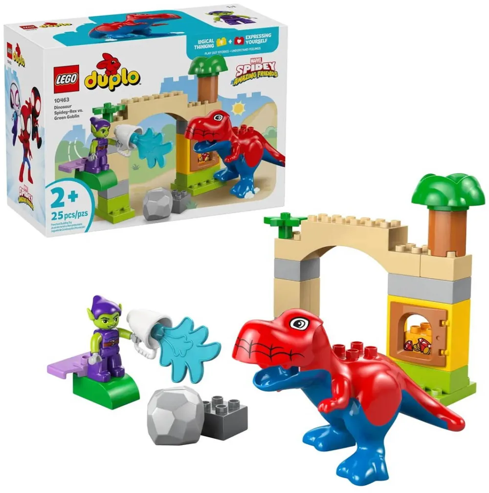 LEGO DUPLO 10463 Dinosaur Spidey-Rex vs Green Goblin