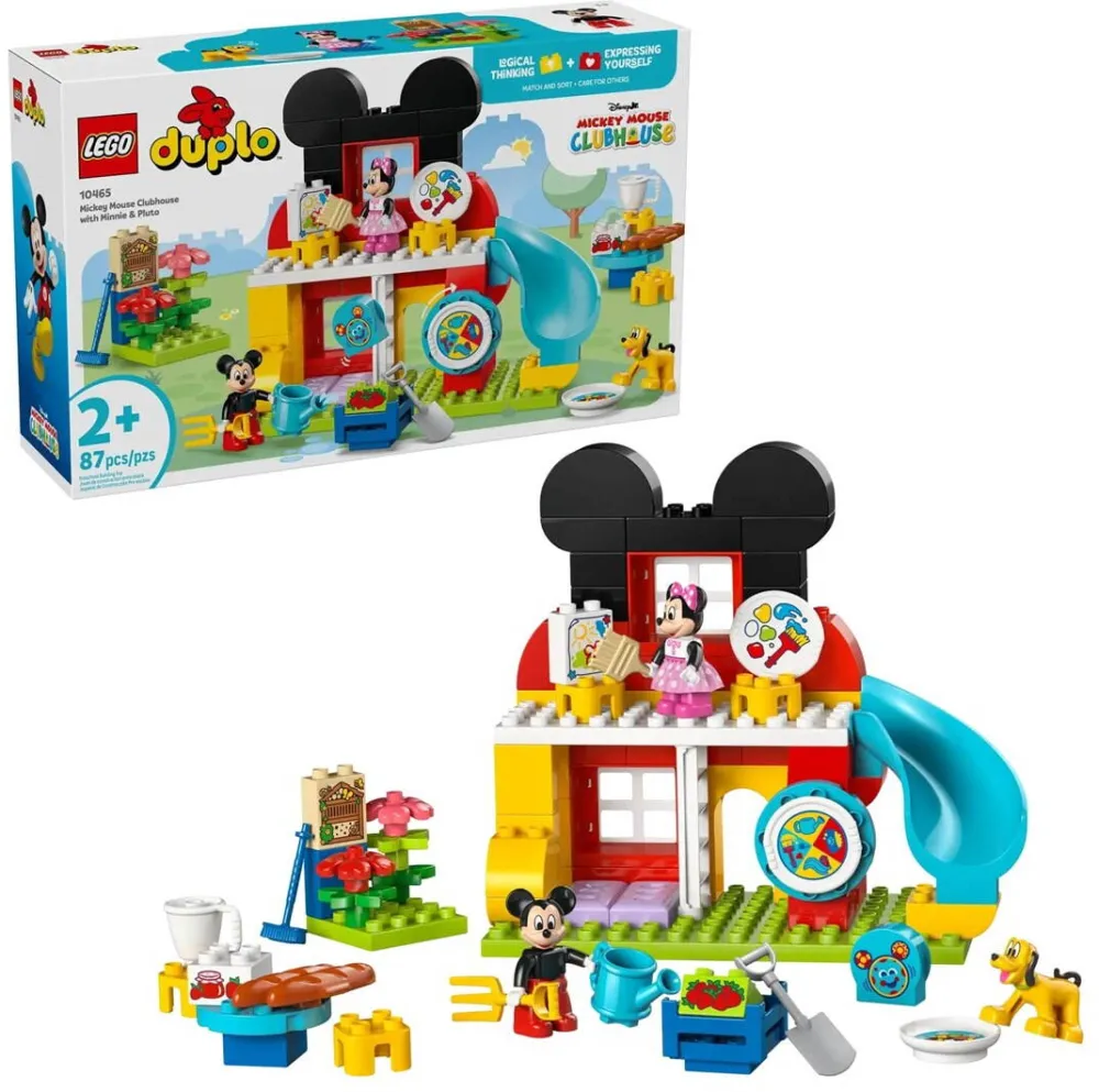 Set de constructie LEGO DUPLO 10465 Mickey Mouse Clubhouse cu Minnie si Pluto