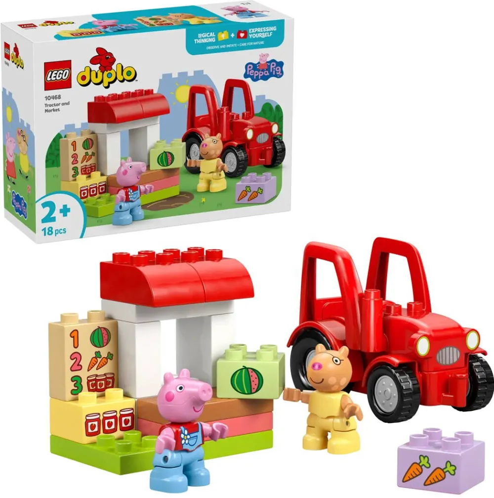 LEGO DUPLO 10468 Peppa Pig - Tractor and Market