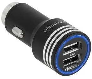 Kruger&Matz INCARCATOR AUTO 2XUSB QUICK CHARGE 3.0