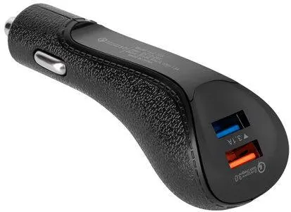 Rebel INCARCATOR AUTO 2XUSB 5100MA QC 3.0 15W REBEL