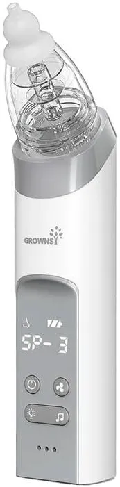 Grownsy Aspirator nazal Grownsy cu 3 varfuri (gri)