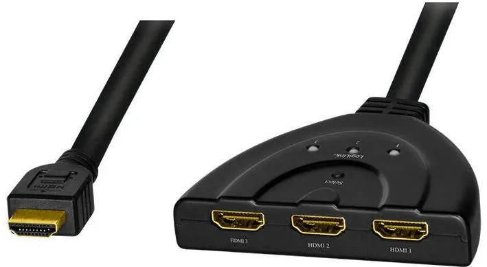 Logilink HDMI,3-port, bidirekt(1x3/3x1),4K/30Hz, CEC