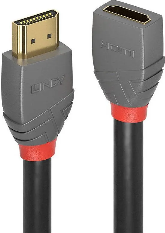 Lindy HDMI 2.0 Verlängerungskabel 1m, Anthra Line