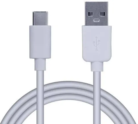 Spacer CABLU alimentare si date USB 2.0 (T) la Type-C (T), PVC,2.1A, bulk, 0.5m, Alb