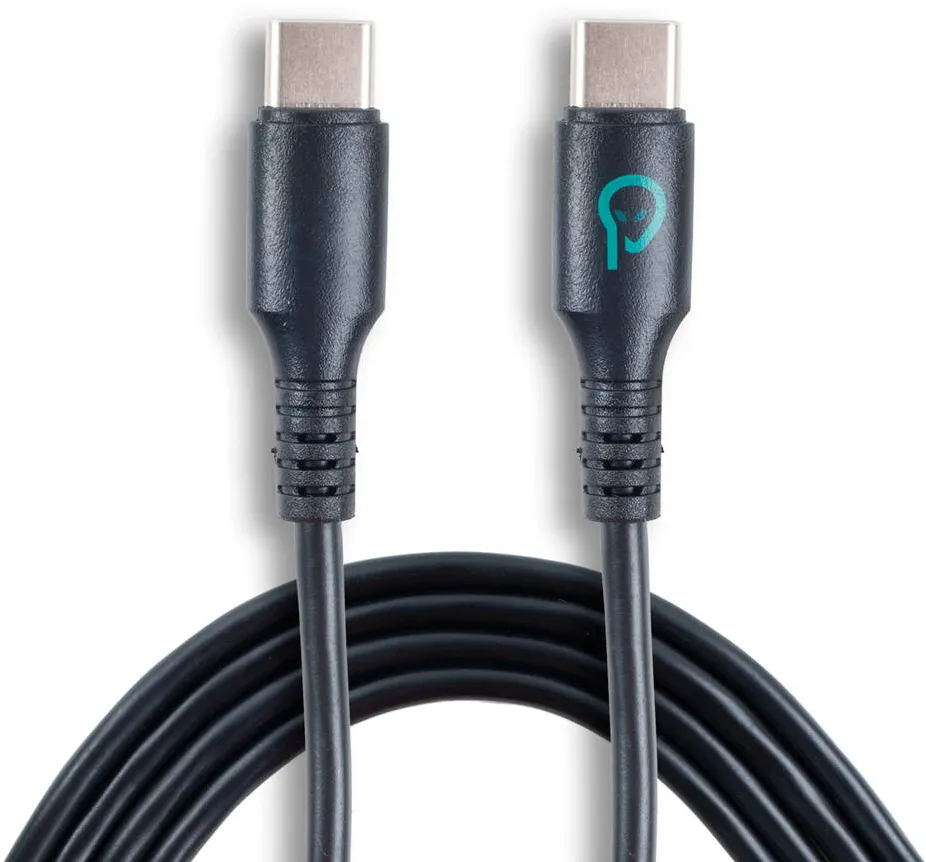 Spacer Cablu alimentare si date USB Type-C (T) la USB Type-C(T), PVC, ambalaj punga, 1.8m, negru "SPDC-TYPEC-TYPEC-PVC-BK-1.8"