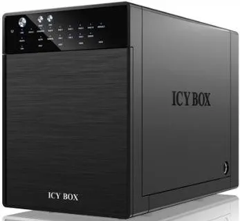 Rack RaidSonic Carcasa ext. HDD IcyBox 4 x 3,5'' USB 3.0, eSATA Host, RAID 0 1, 3, 5, 10, negr