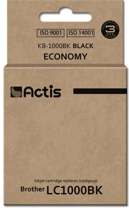 Cartus Imprimanta ACTIS COMPATIBIL KB-1000BK for Brother printer; Brother LC1000BK/LC970BK replacement; Standard; 36 ml; black