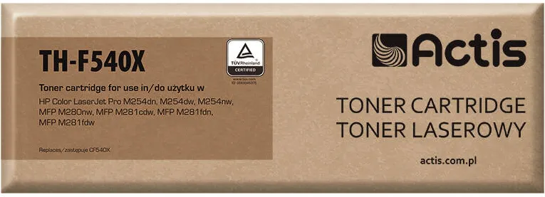 Toner imprimanta ACTIS COMPATIBIL TH-F540X for HP printer; HP 203X CF540X replacement; Standard; 3200 pages; black