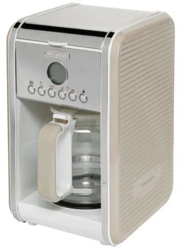 Cafetiera Ariete cu filtru vintage , bej
