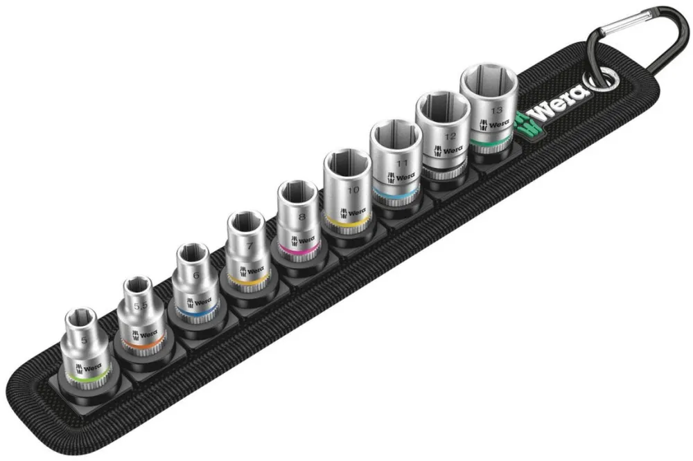 WERA Belt A 4 Zyklop 1/4 socket set