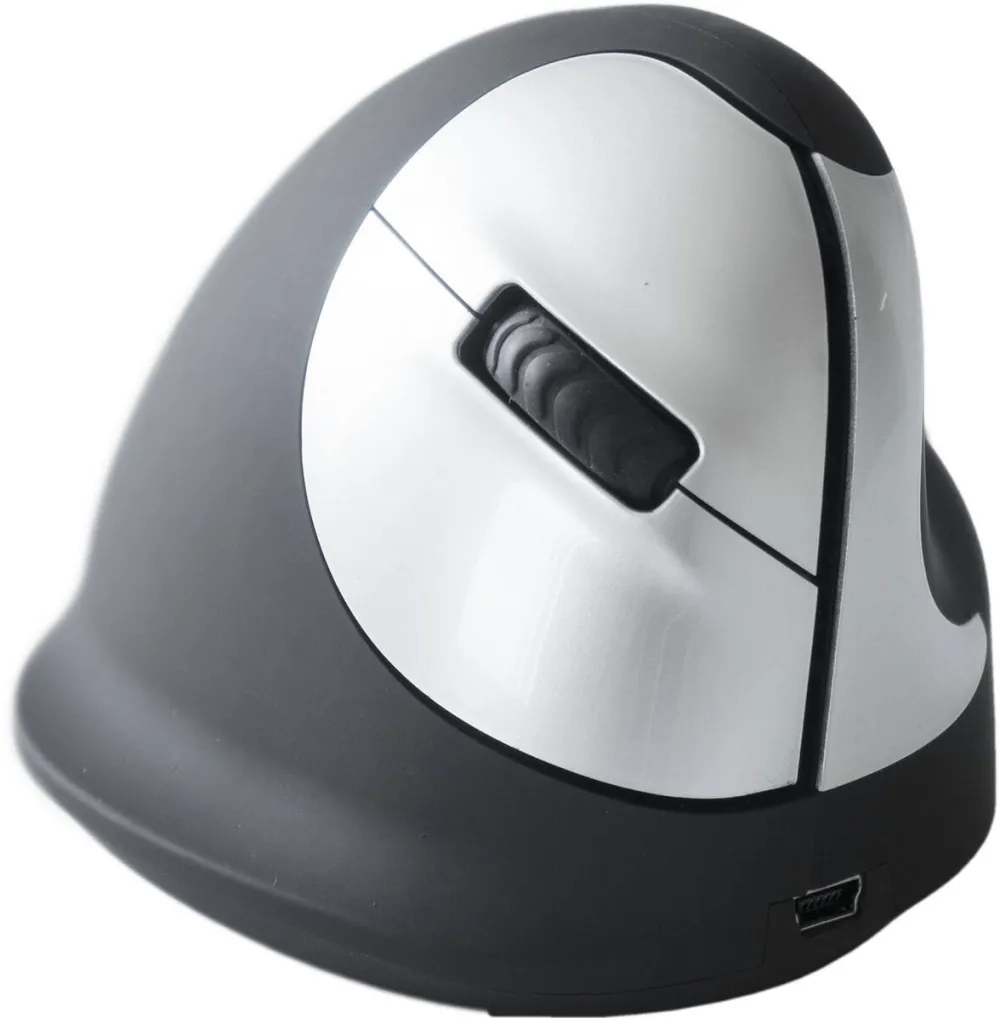 Mouse R-Go Tools HE Ergonomic Dreptaci Bluetooth Negru/sil