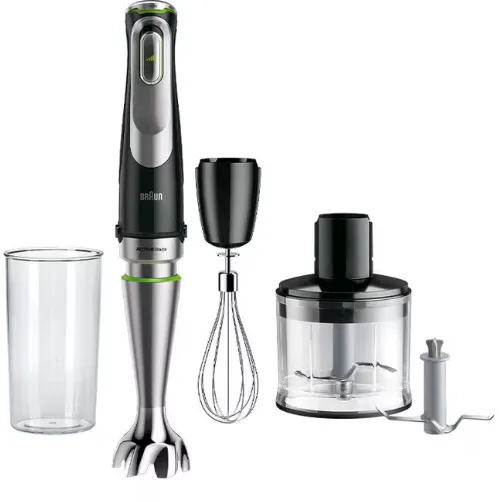 Blender de mana BRAUN MQ9135XI MultiQuick 9 1200 W negru/otel inoxidabil