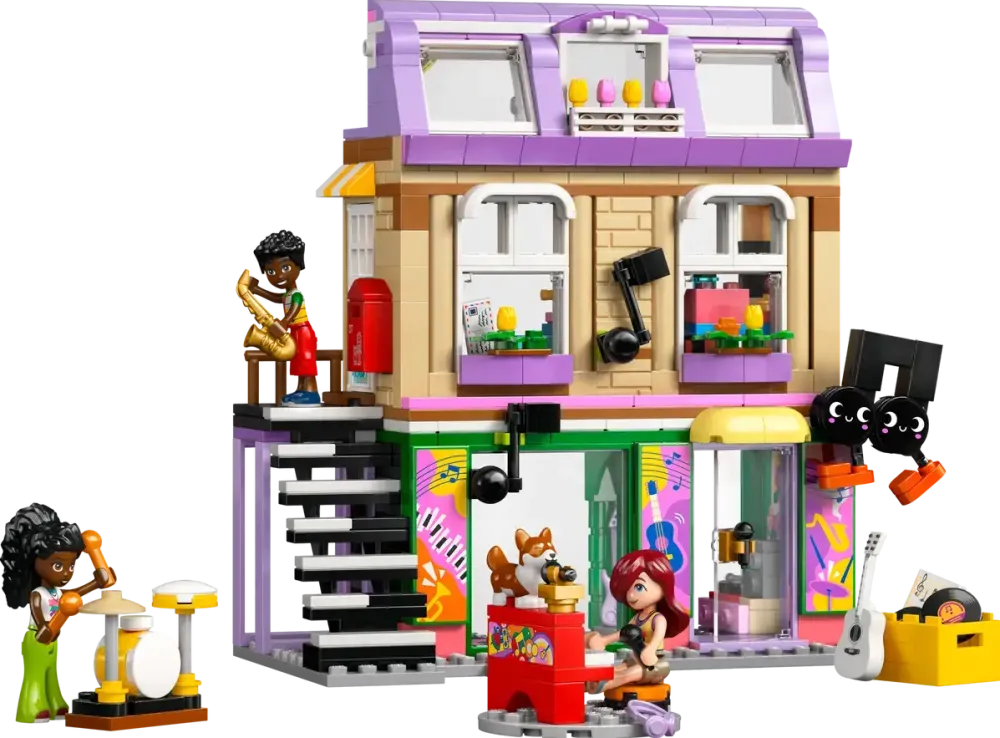LEGO Friends 42653 Magazin de muzica si apartament