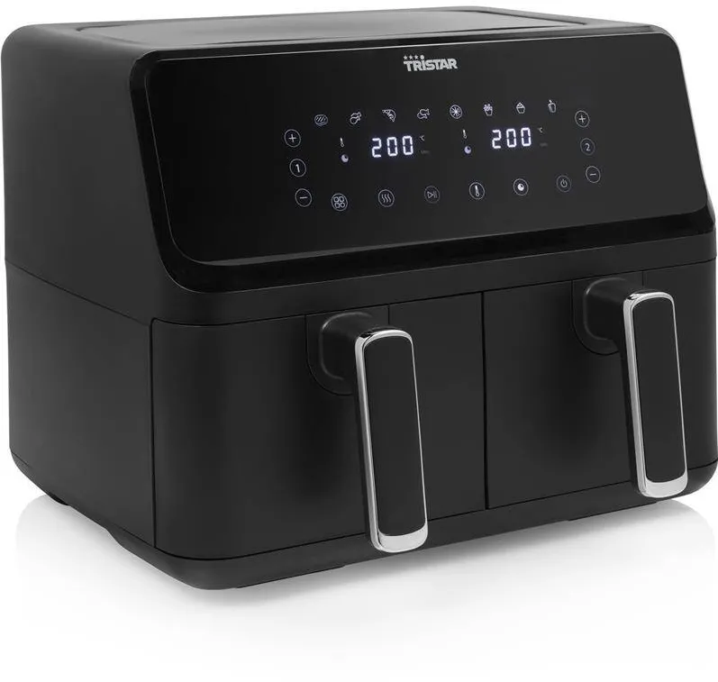 Air Fryer TRISTAR FR-9026 Double Basket, Black