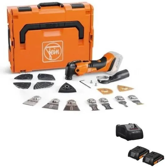 Fein Scula oscilanta multifunctionala cu acumulator, Fein, 18V, Portocaliu