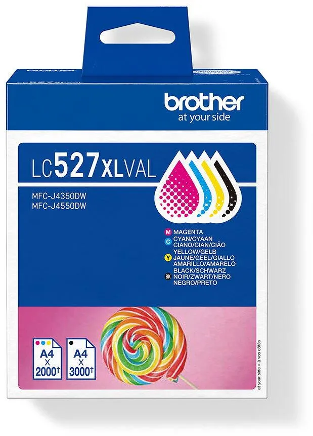 Cartus Imprimanta Brother Cartuse imprimante inkjet Brother LC-527XLVAL multipack, 3000 pagini, 291954