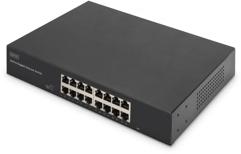 Switch Digitus Switch 16-Port Gigabit, Digitus, DN-80112-2, 10/100/1000 Mbps, 16xLAN