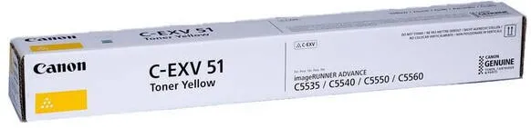 Toner imprimanta Canon Cartus Toner C-EXV 51L Yellow Canon