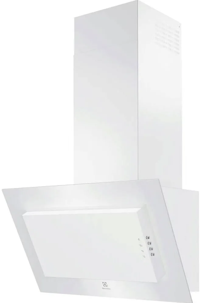 ELECTROLUX Hota incorporabila decorativa Electrolux LFV326W, Putere de absorbtie 600 mc/h, Filtru de carbon inclus, 1 motor, 60 cm, Alb