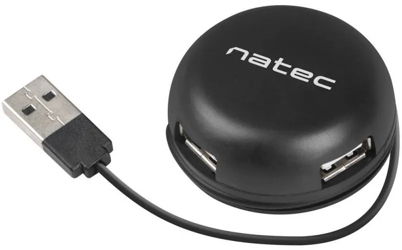 Hub USB Natec 4 port Bumblebee USB 2.0 black