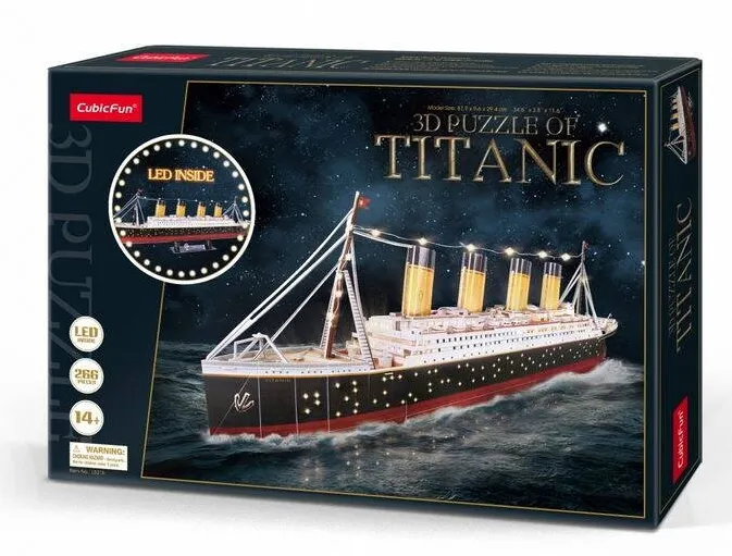 Puzzle Cubic Fun 3D Titanic LED