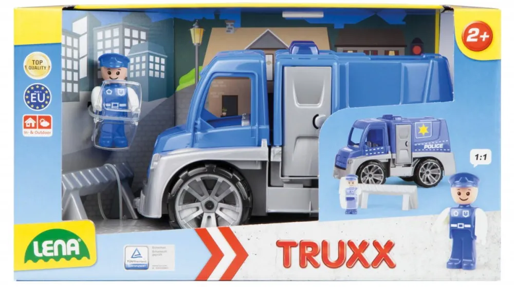 Masinuta Lena Car Police with accessories box Truxx