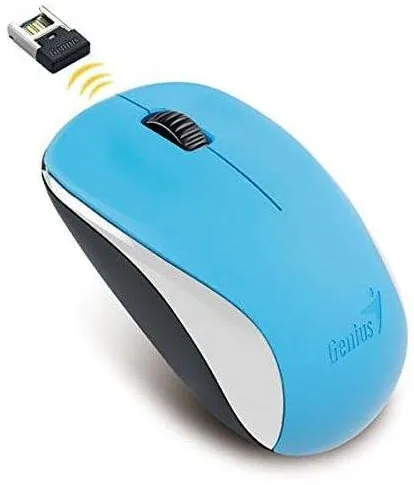 Mouse GENIUS NX-7000 wireless, PC sau NB, wireless, 2.4GHz, optic, 1200 dpi, butoane/scroll 3/1, Albastru
