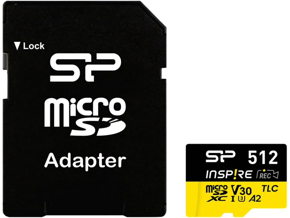 Card de Memorie SILICON-POWER Inspire 512GB, DDR200, CL10, V30, A2, TF_SDXC UHS-IU3
