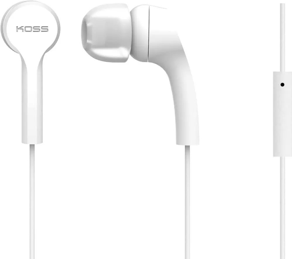 Casti In-Ear Koss KEB9iW SBS Headphones, In-Ear, Wired, Microphone, White