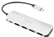 Docking Station Digitus DIGITUS USB Type-C 4 port hub (USB 3.0) + PD