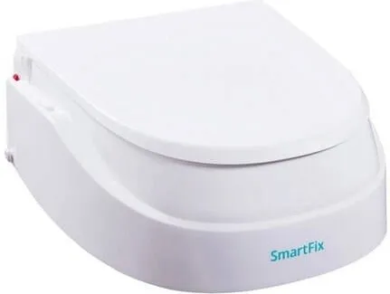 DIETZ SmartFix adjustable toilet seat without armrests