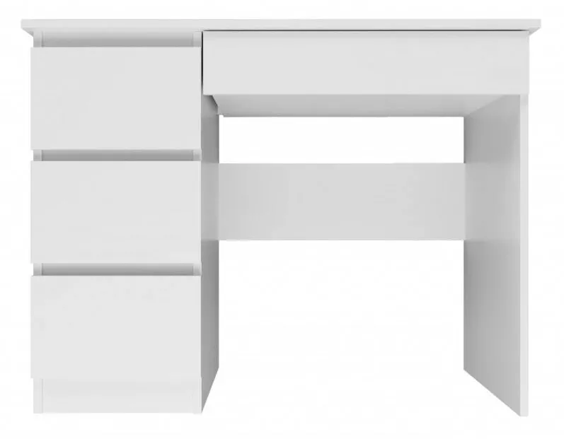 TOP E SHOP Desk Mijas left White matt