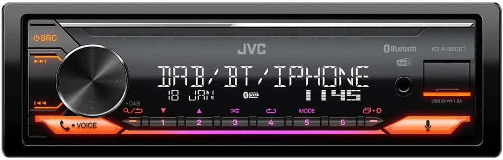 Player Auto JVC KD-X482DBT