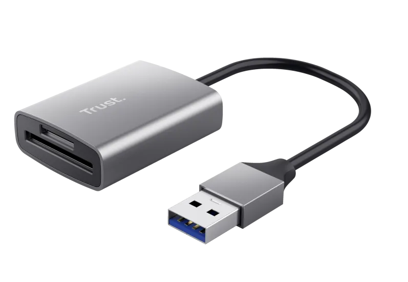 Card Reader TRUST USB Dalyx Fast, gri