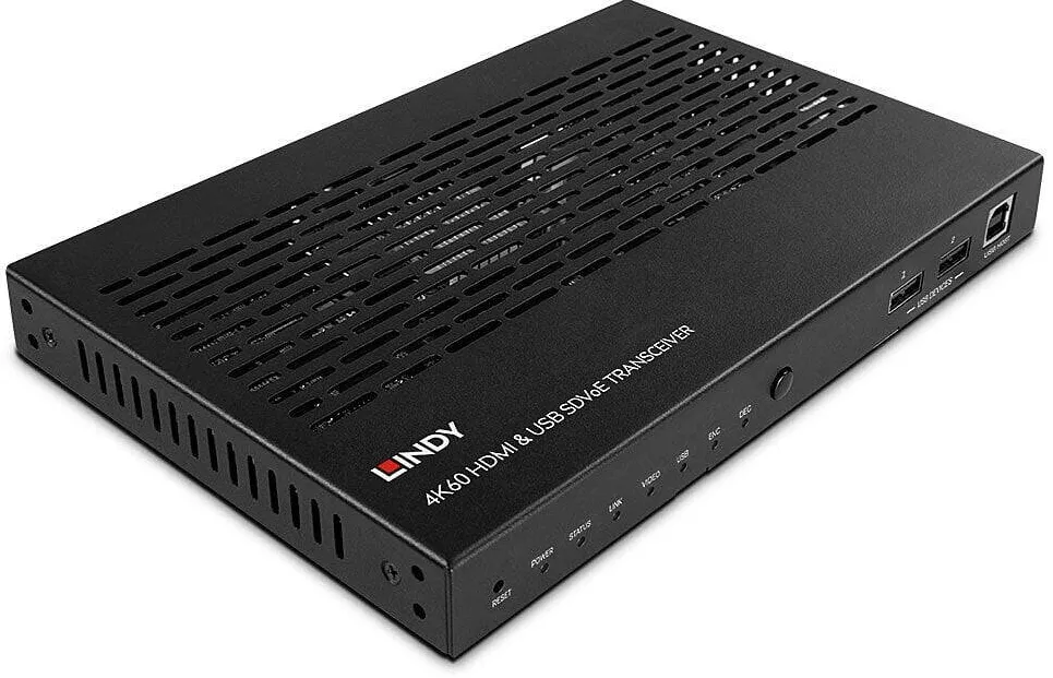 KVM Lindy 4K60 HDMI & USB SDVoE Extender - Tranceiver