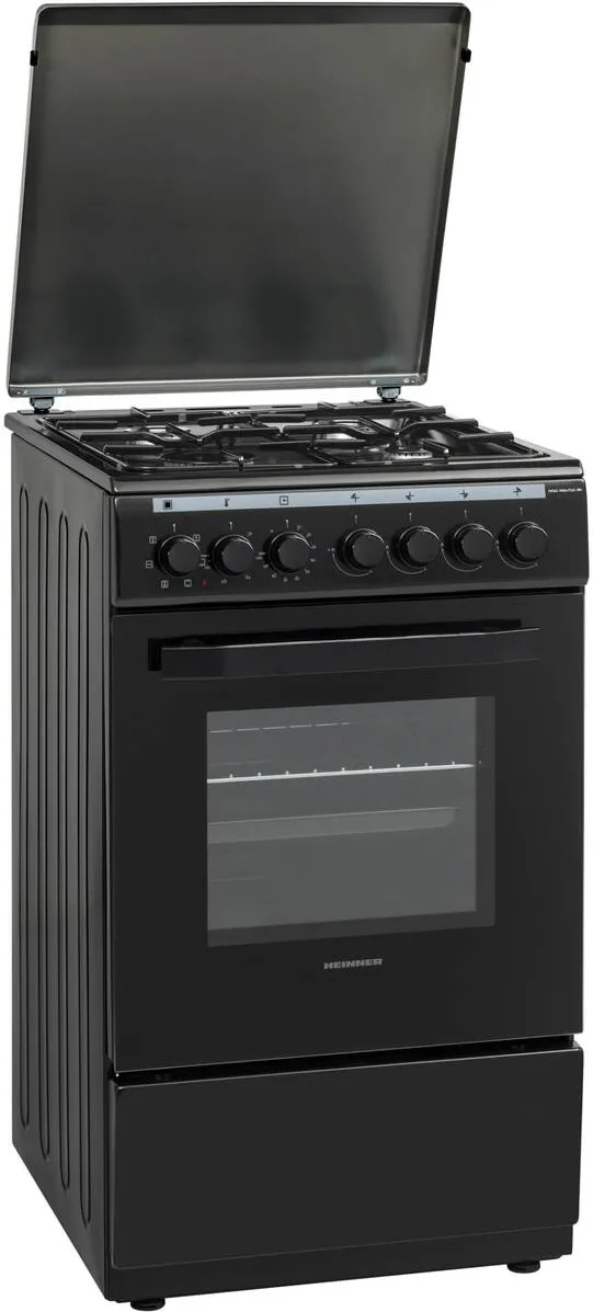 Aragaz mixt HEINNER HFSC-V60LITGC-BK 4 arzatoare 60 cm